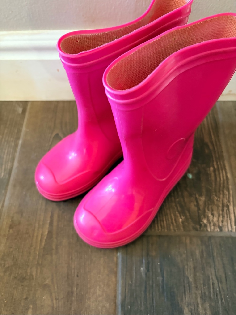 Made in Canada Kids Pink Waterproof Rain Boots toddler 8